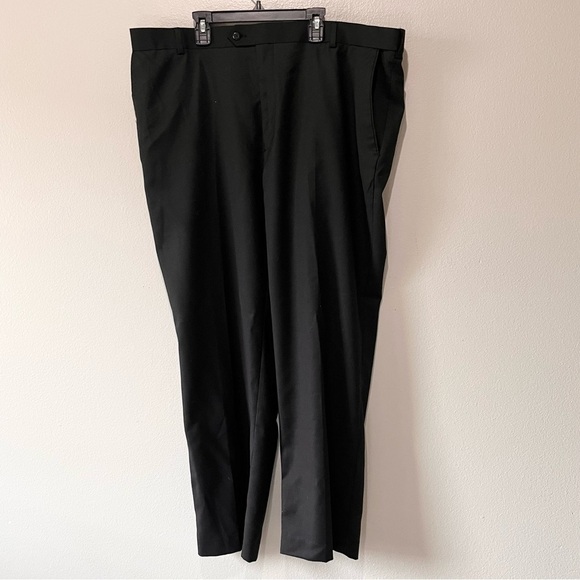 STAFFORD- BUNDLE Black and Tan Men's Dress Pants Size 42X30 - Picture 3 of 7
